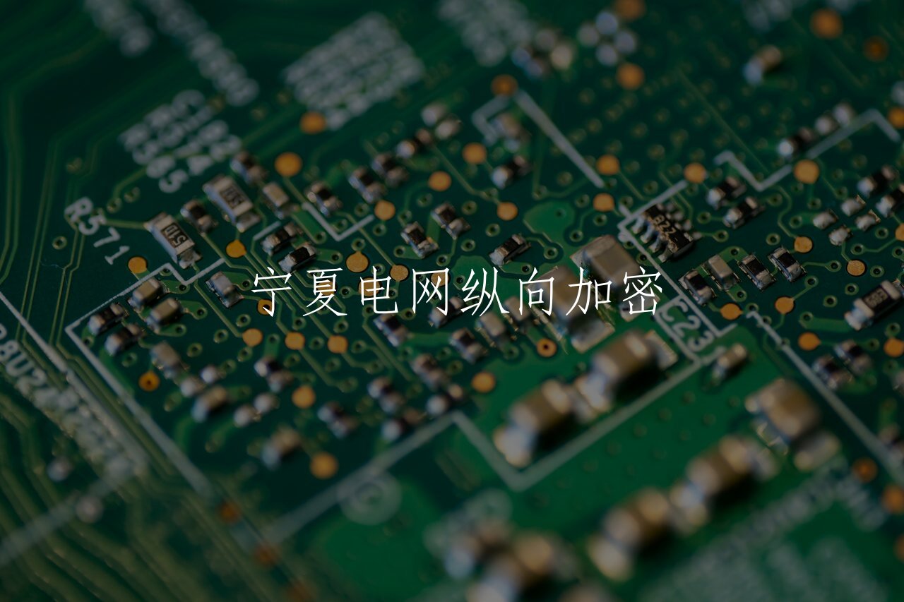 宁夏电网纵向加密 核心概念图