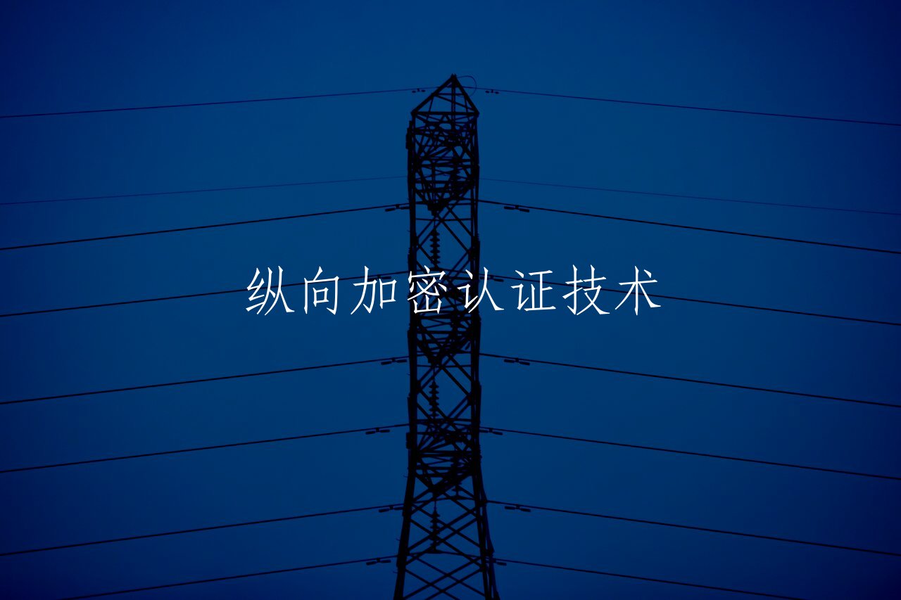 纵向加密认证技术 核心概念图