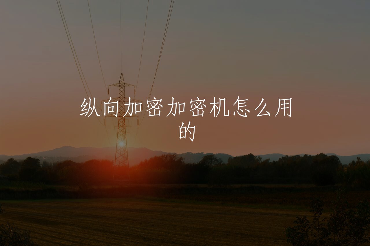 纵向加密加密机怎么用的 核心概念图