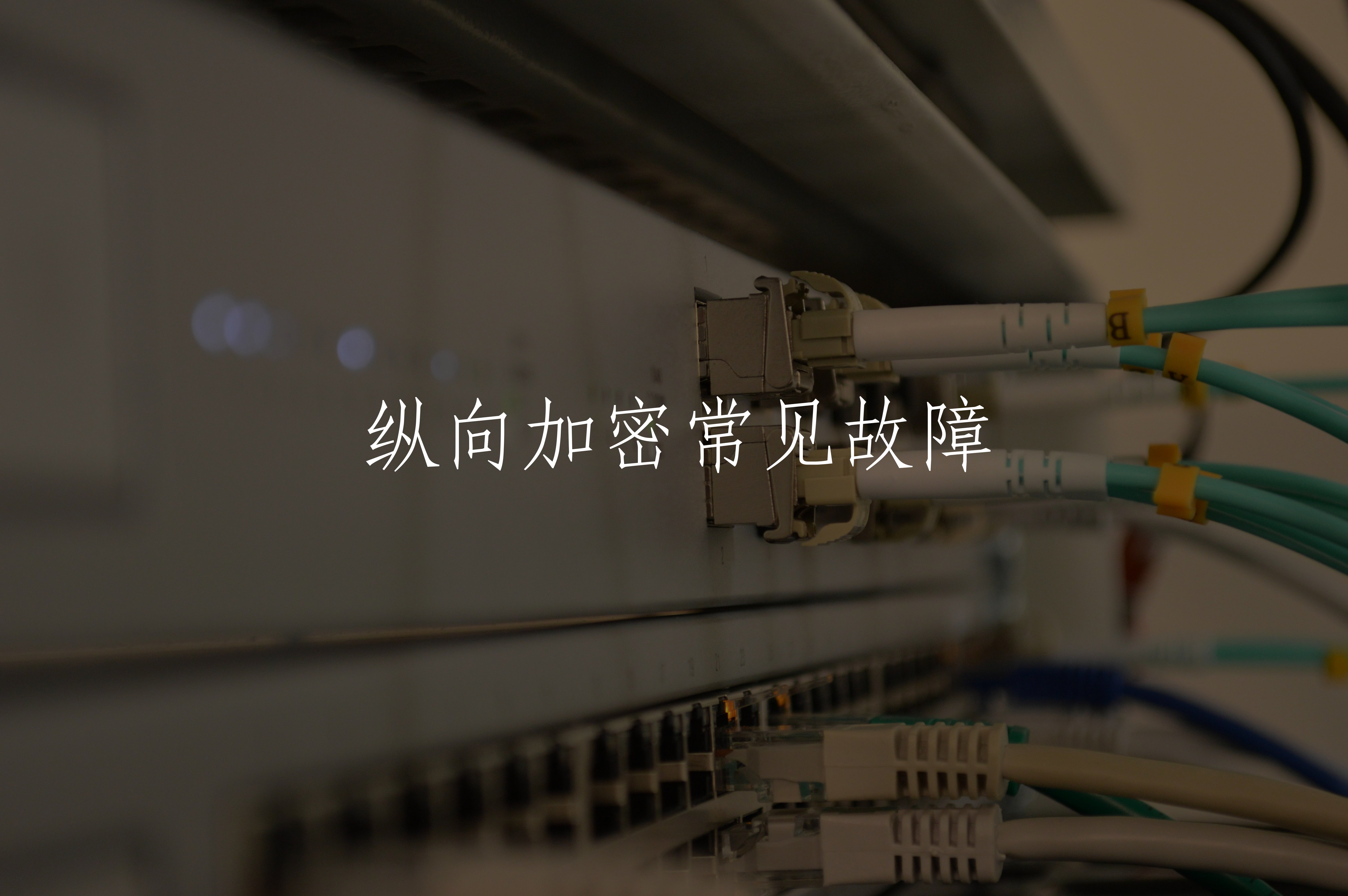 纵向加密常见故障 核心概念图