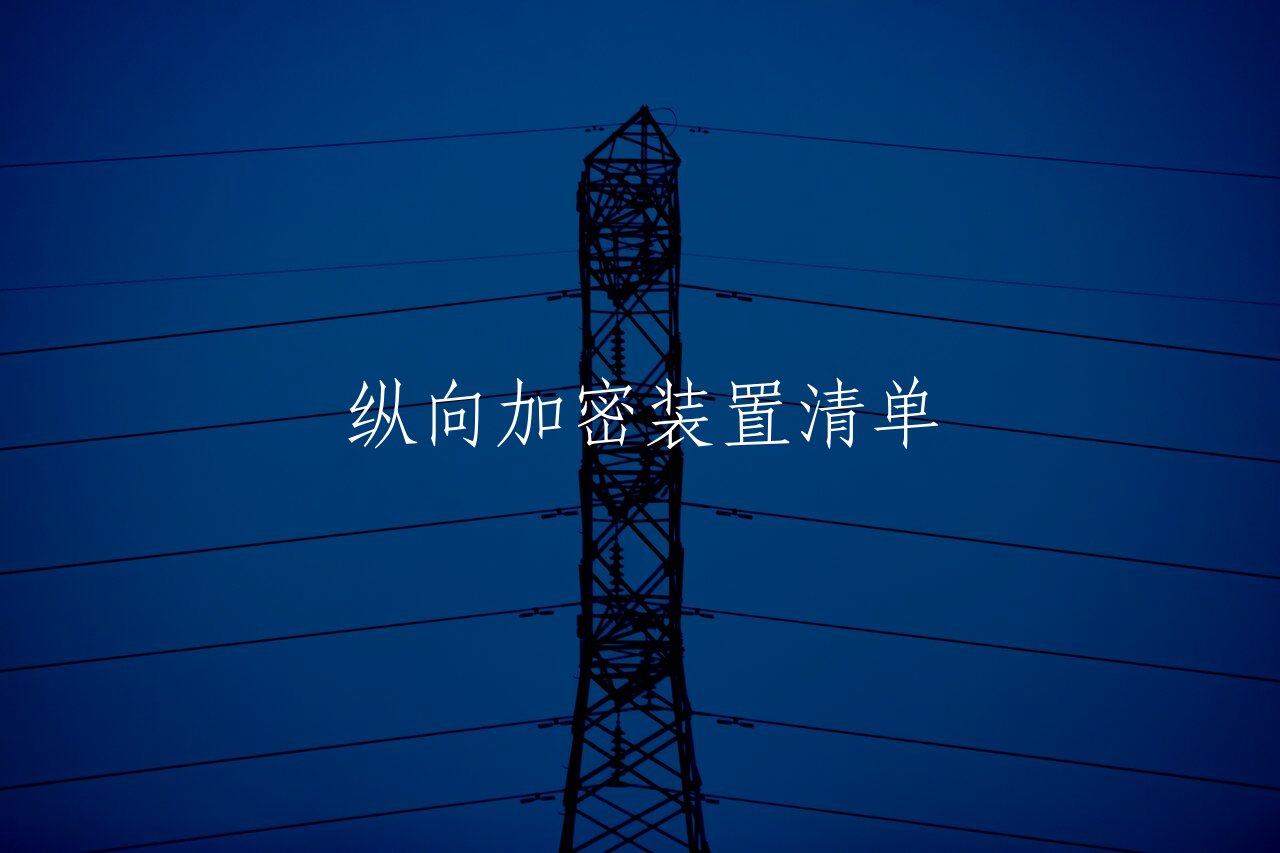 纵向加密装置清单 核心概念图