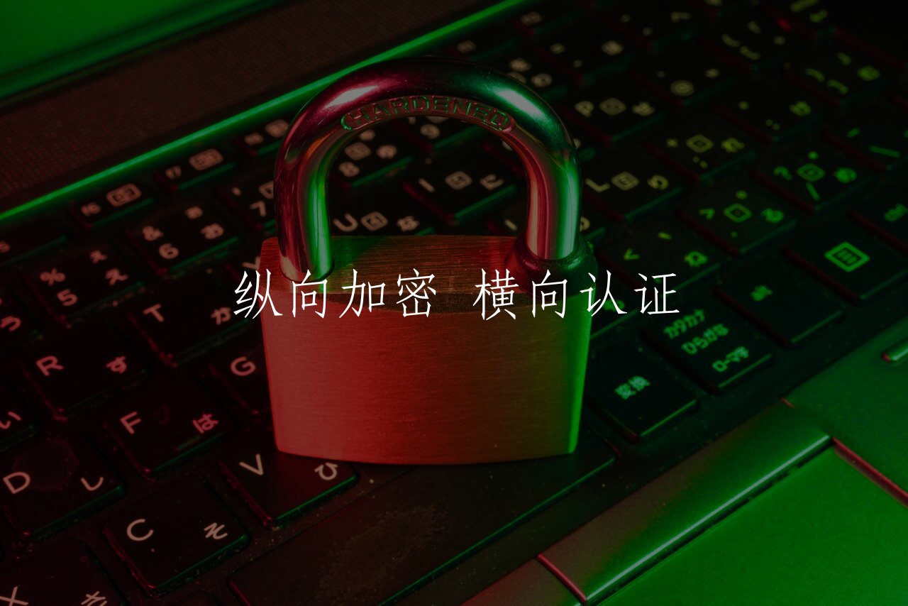纵向加密 横向认证 核心概念图